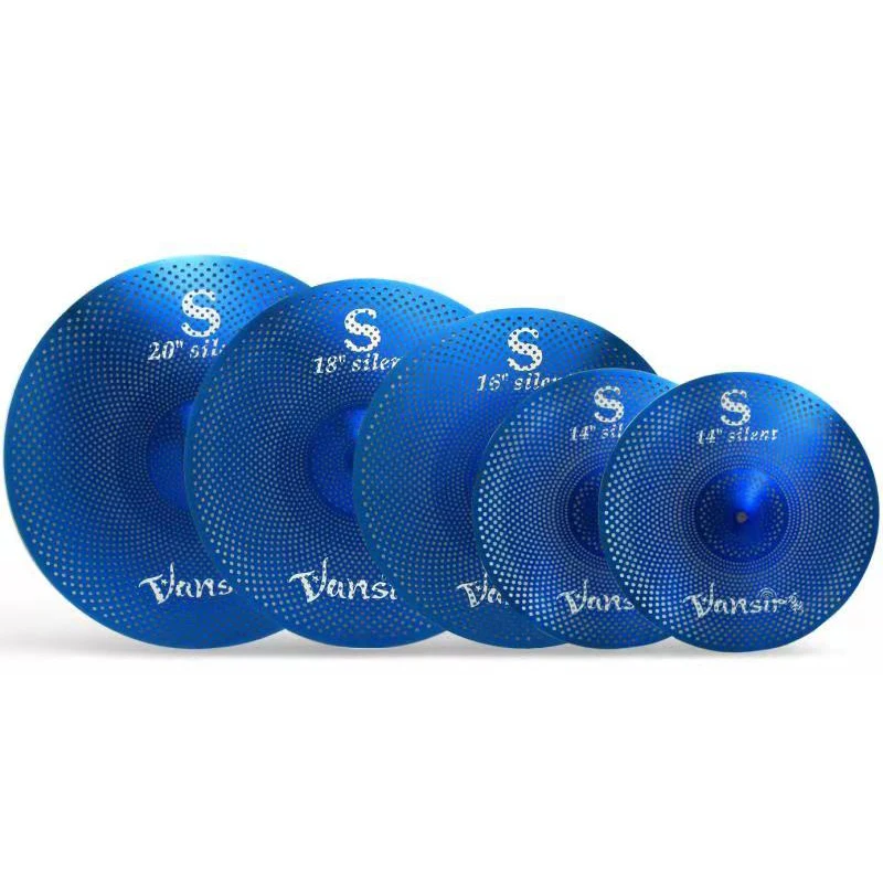 Vansircymbals VANSIR BLUE Series Low Volume SILENCE MUTE Cymbals With Free Cymbal Bag 14HIHAT 16CRASH 18CRASH 20RIDE
Vansircymbals VANSIR BLUE Series Low Volume SILENCE MUTE Cymbals With Free Cymbal Bag 14HIHAT 16CRASH 18CRASH 20RIDE