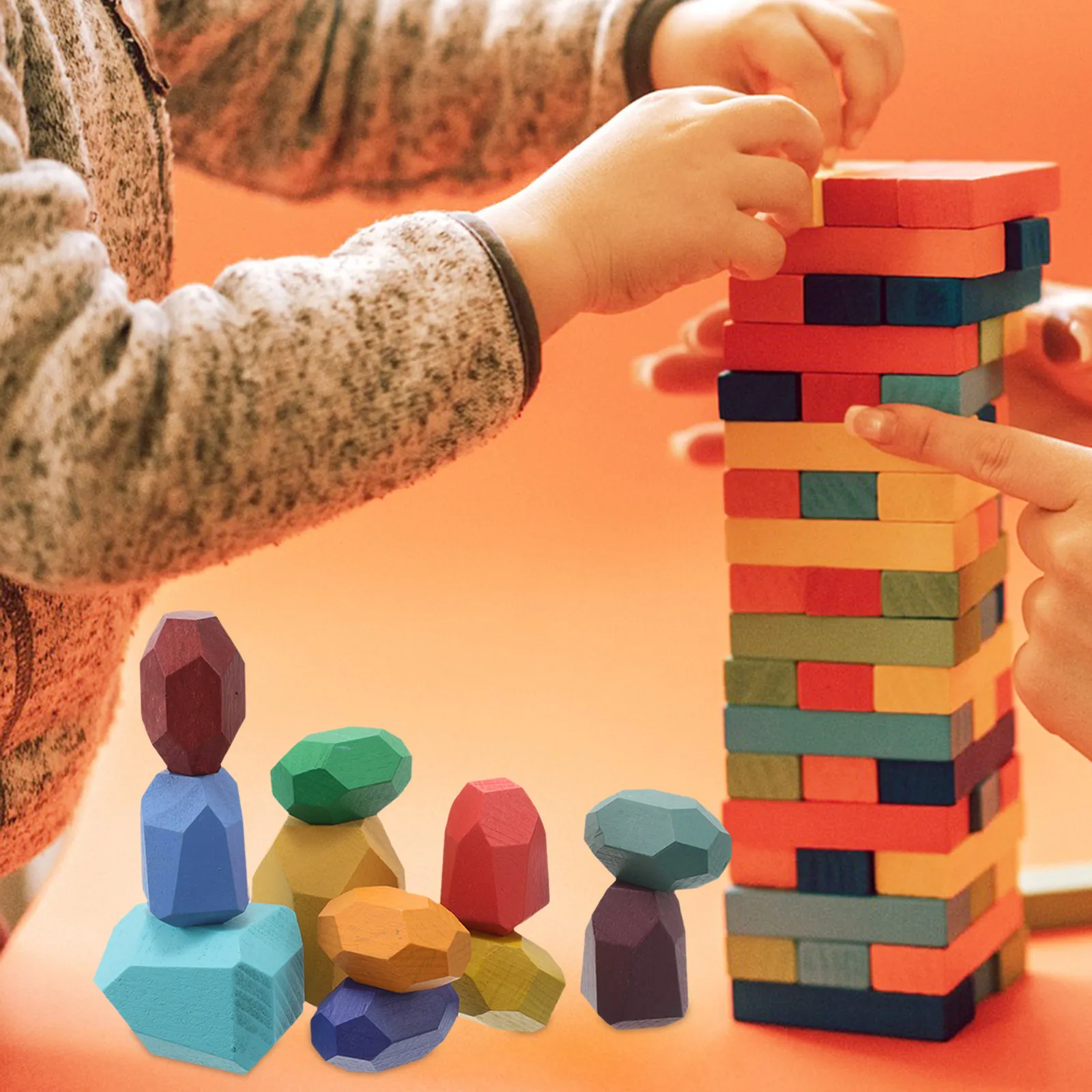 1Set Wooden Stacking Blocks Irregular Shapes Montessori Early Education Balance Building Cognitive Plaything for Toddlers Kids
1Set Wooden Stacking Blocks Irregular Shapes Montessori Early Education Balance Building Cognitive Plaything for Toddlers Kids