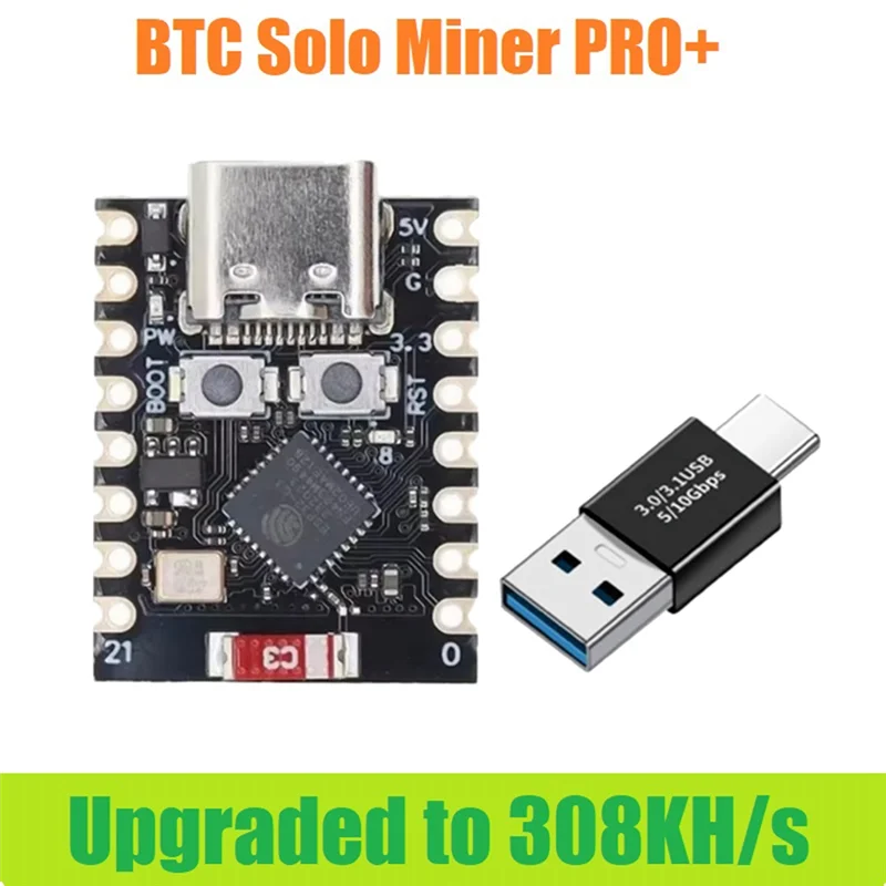 Sensitive High-Performance Nmminer BTC Solo Miner PRO+ Bitcoin Mini Miner 308KH/S For Home And Office Use With Adapter Kit
Sensitive High-Performance Nmminer BTC Solo Miner PRO+ Bitcoin Mini Miner 308KH/S For Home And Office Use With Adapter Kit