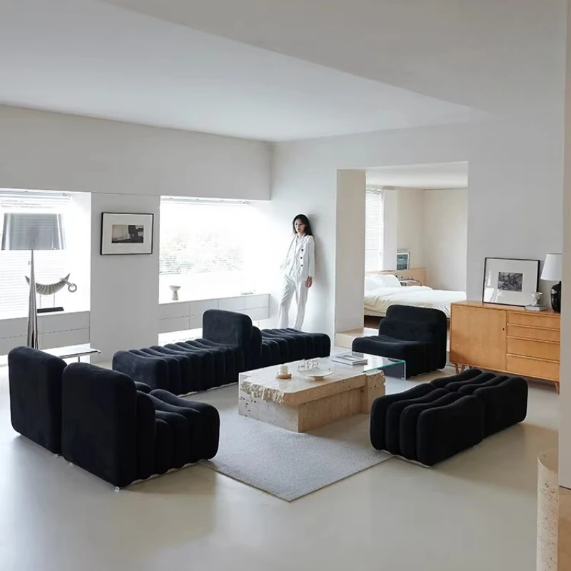 Fabric sofa Internet celebrity living room ancient wabi-sabi creative combination, minimalist module sofa
Fabric sofa Internet celebrity living room ancient wabi-sabi creative combination, minimalist module sofa