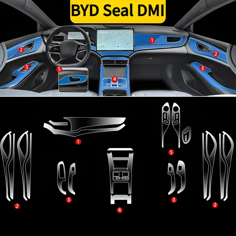 For BYD Seal DMI interior protection Dashboard Multimedia GPS Navigation Transparent Scratch-Resistant Film Modification
For BYD Seal DMI interior protection Dashboard Multimedia GPS Navigation Transparent Scratch-Resistant Film Modification