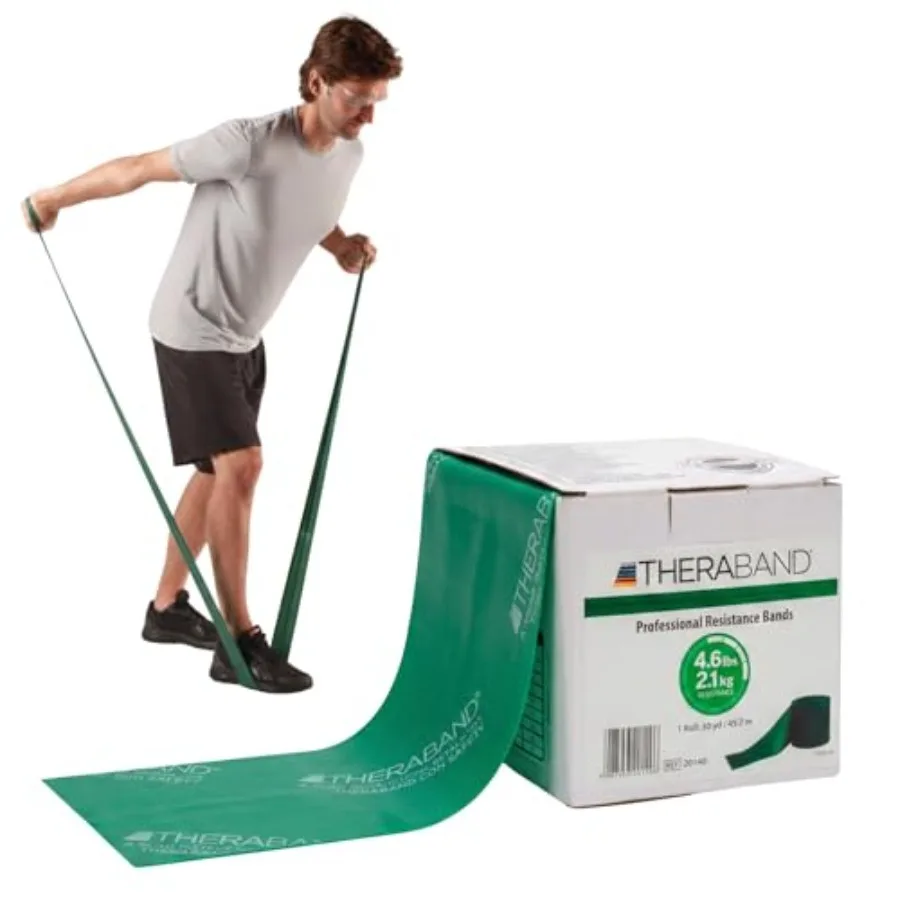 Resistance Band, Green, Heavy, 50-Yard Roll, Latex, Elastic Band for Exercise, Physical Therapy, Yoga, Pilates, Stretching, Hom
Resistance Band, Green, Heavy, 50-Yard Roll, Latex, Elastic Band for Exercise, Physical Therapy, Yoga, Pilates, Stretching, Hom