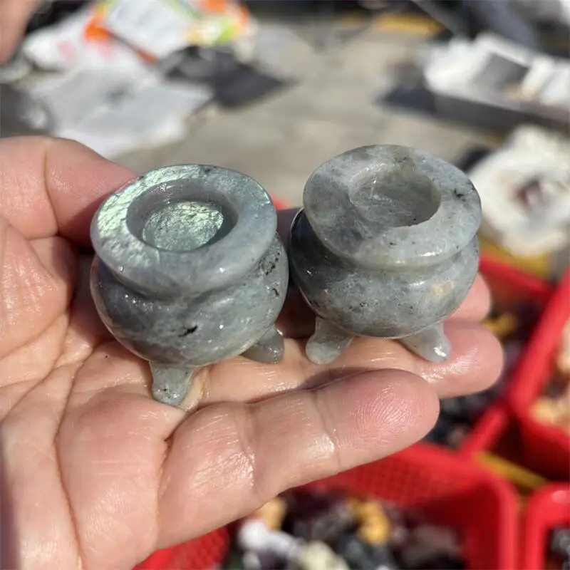 Natural Labradorite Candlestick And Incense Burner Carvings Love Healing Fengshui Gemstones HomeDecoration Holiday Gift 2PCS
Natural Labradorite Candlestick And Incense Burner Carvings Love Healing Fengshui Gemstones HomeDecoration Holiday Gift 2PCS