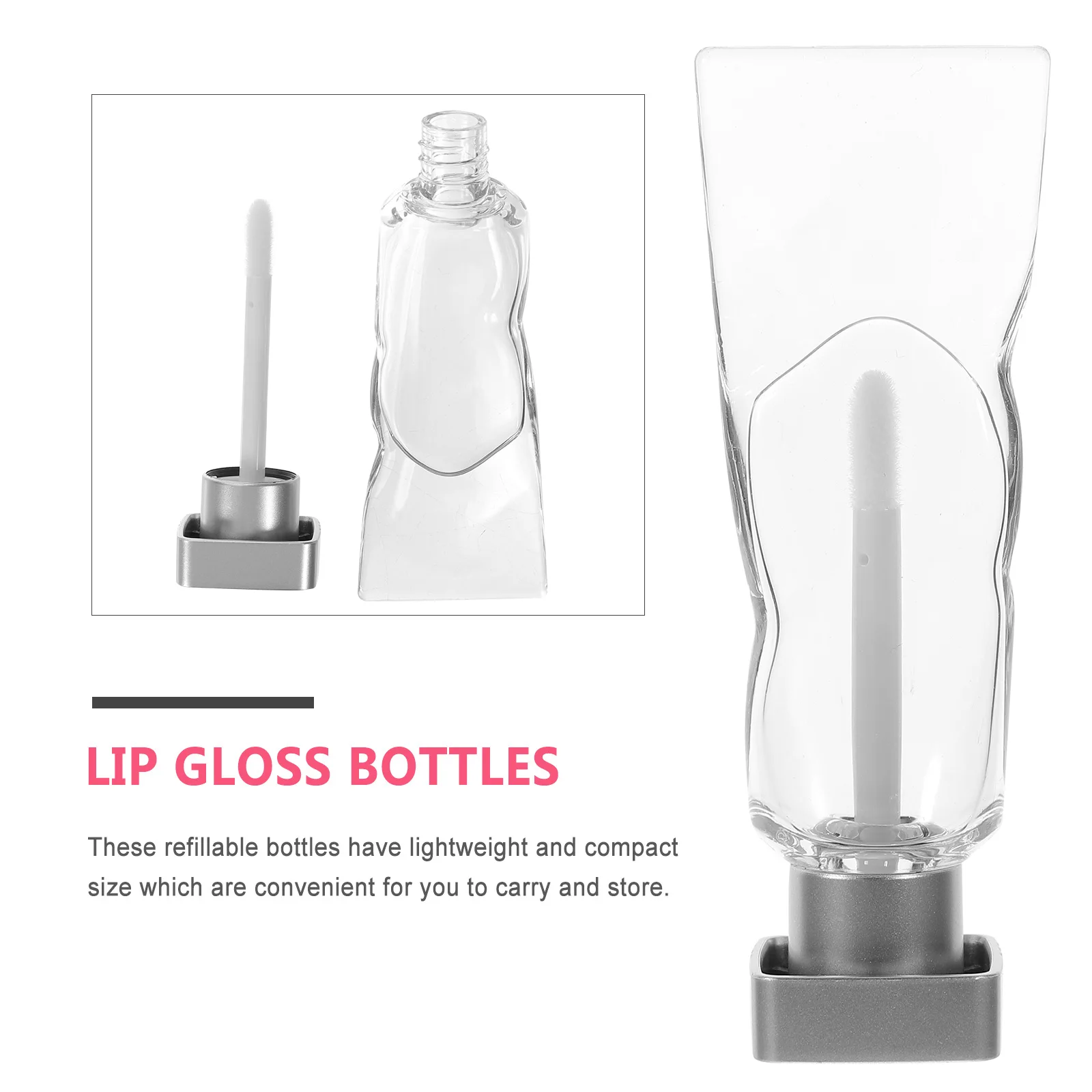 8pcs Lip Gloss Tubes Empty Containers 4ml Lightweight Portable DIY Refillable Holder Travel Size Plastic Toothpaste Shape 
8pcs Lip Gloss Tubes Empty Containers 4ml Lightweight Portable DIY Refillable Holder Travel Size Plastic Toothpaste Shape