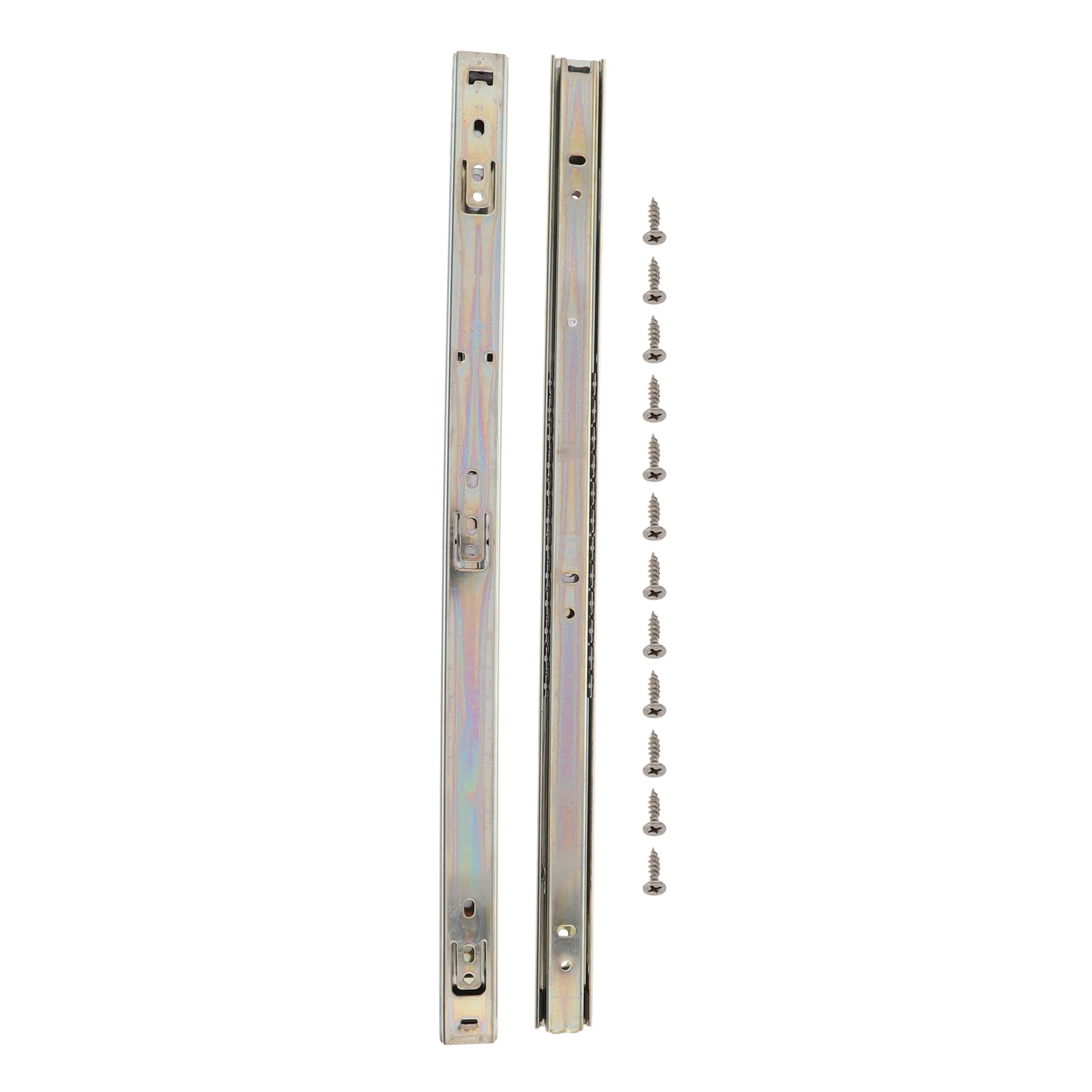 2 PCS 27mm Wide Galvanized Black Ball Bearing Drawer Slides Heavy Duty Furniture Rails Keyboard Replacement
2 PCS 27mm Wide Galvanized Black Ball Bearing Drawer Slides Heavy Duty Furniture Rails Keyboard Replacement