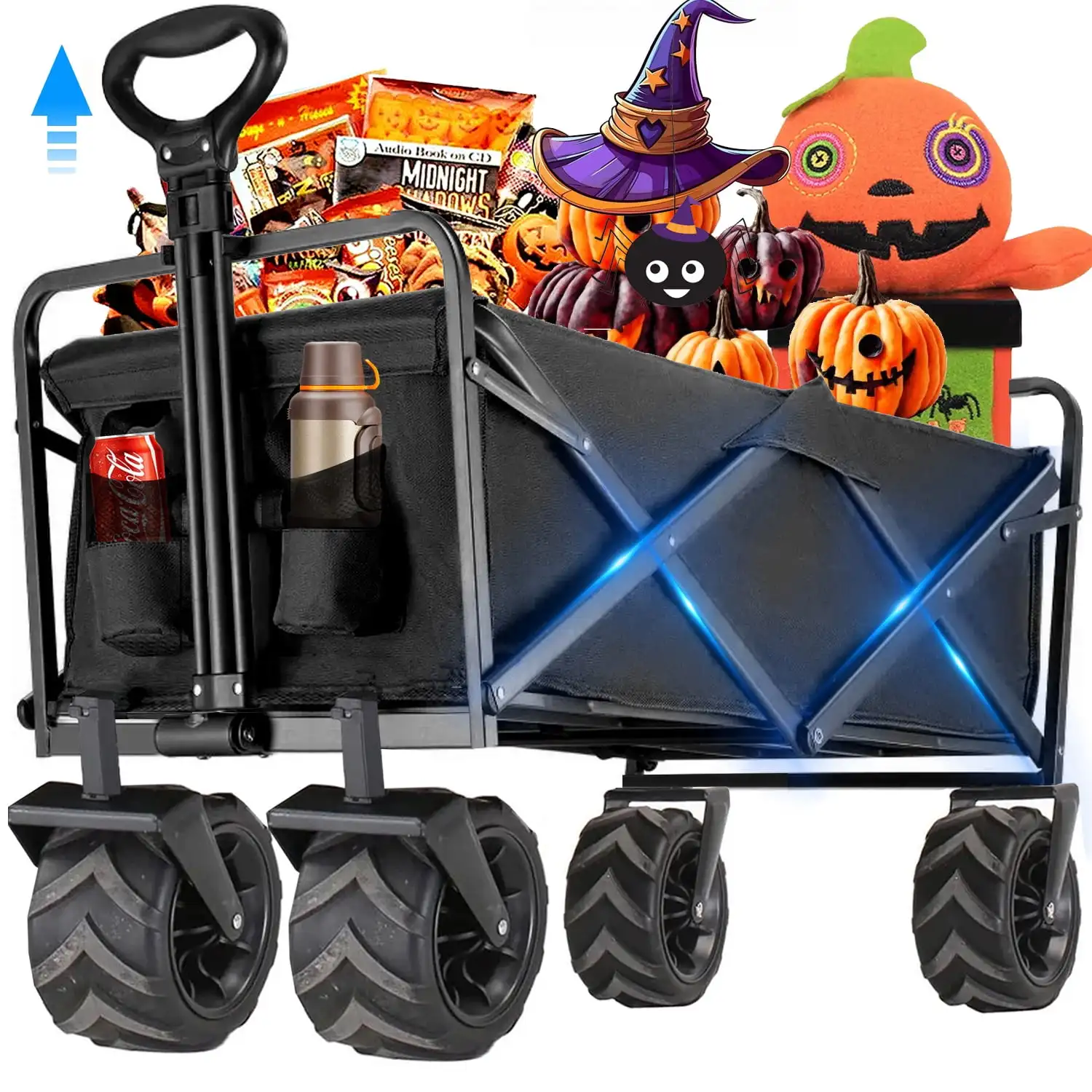 Collapsible Folding Wagon Cart, Heavy Duty Foldable Wagon Cart, 350 LBS Large Capacity Garden Wagon Cart
Collapsible Folding Wagon Cart, Heavy Duty Foldable Wagon Cart, 350 LBS Large Capacity Garden Wagon Cart