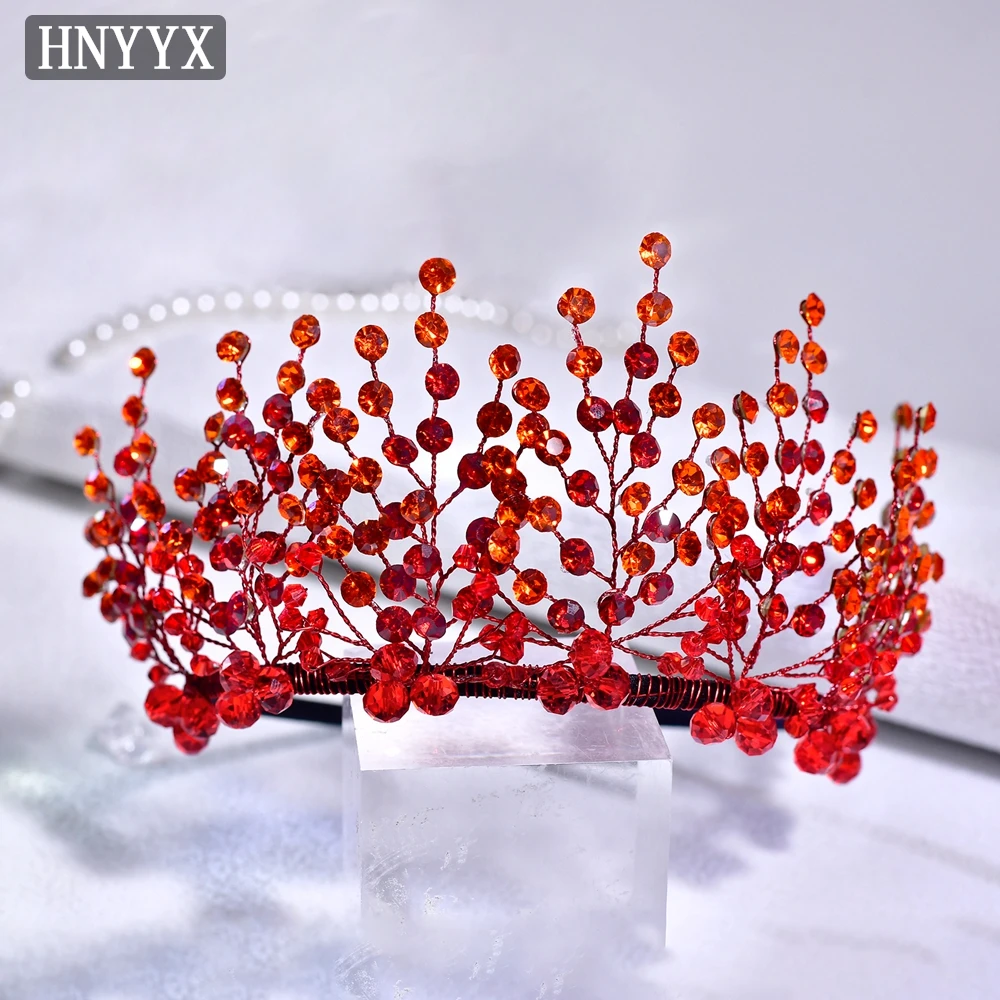 HNYYX Модный красный ободок для волос со стразами в виде короны, аксессуары для невесты, свадебный ободок, женские украшения для волос для вечеринок A323
HNYYX Модный красный ободок для волос со стразами в виде короны, аксессуары для невесты, свадебный ободок, женские украшения для волос для вечеринок A323