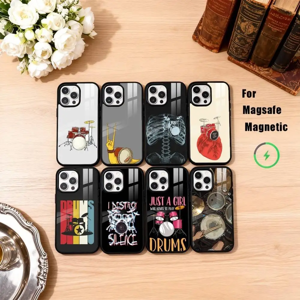 D-Drummer Drum Set Phone Case For iPhone17,16,15,14,13,12,11 Plus,Pro Max Magnetic For Magsafe Wireless Charging
D-Drummer Drum Set Phone Case For iPhone17,16,15,14,13,12,11 Plus,Pro Max Magnetic For Magsafe Wireless Charging