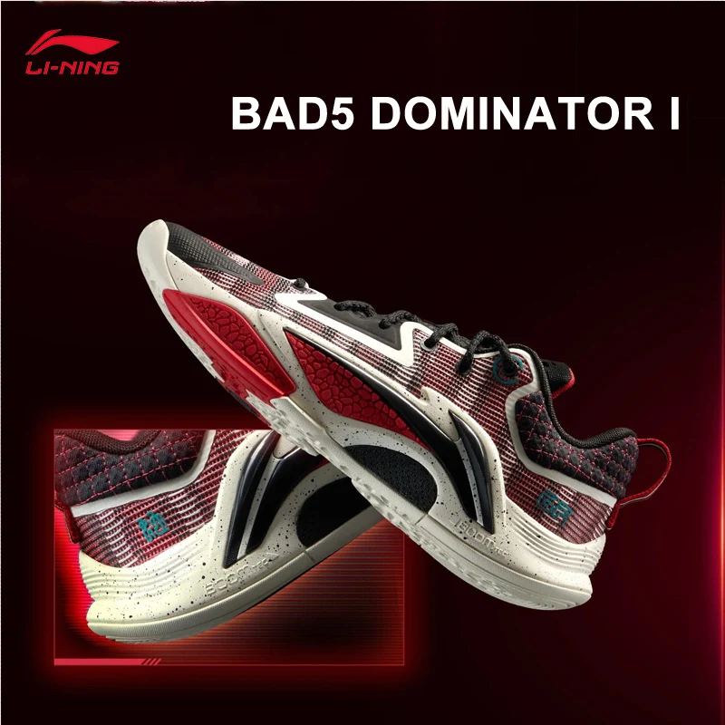 LI-NING BAD5 DOMINATOR I Men Outdoor Basketball Shoes BOOM Cushion Professional Sports Shoes Wear-Resistant Sneakers ABFV003
LI-NING BAD5 DOMINATOR I Men Outdoor Basketball Shoes BOOM Cushion Professional Sports Shoes Wear-Resistant Sneakers ABFV003