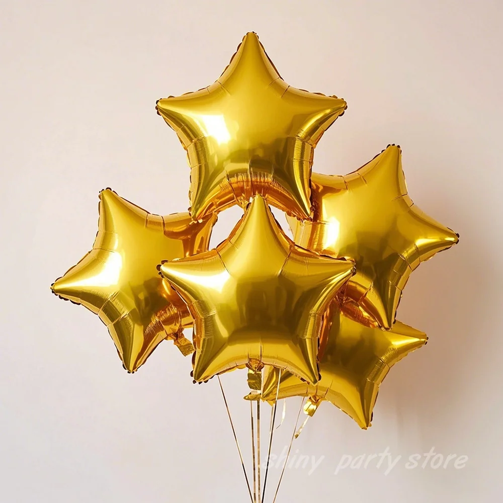 Gold Star Aluminum Foil Helium Balloons Birthday Party Wedding Decoration Air Blue Pentagram, Baby Bath Toy 18Inch Balloon
Gold Star Aluminum Foil Helium Balloons Birthday Party Wedding Decoration Air Blue Pentagram, Baby Bath Toy 18Inch Balloon