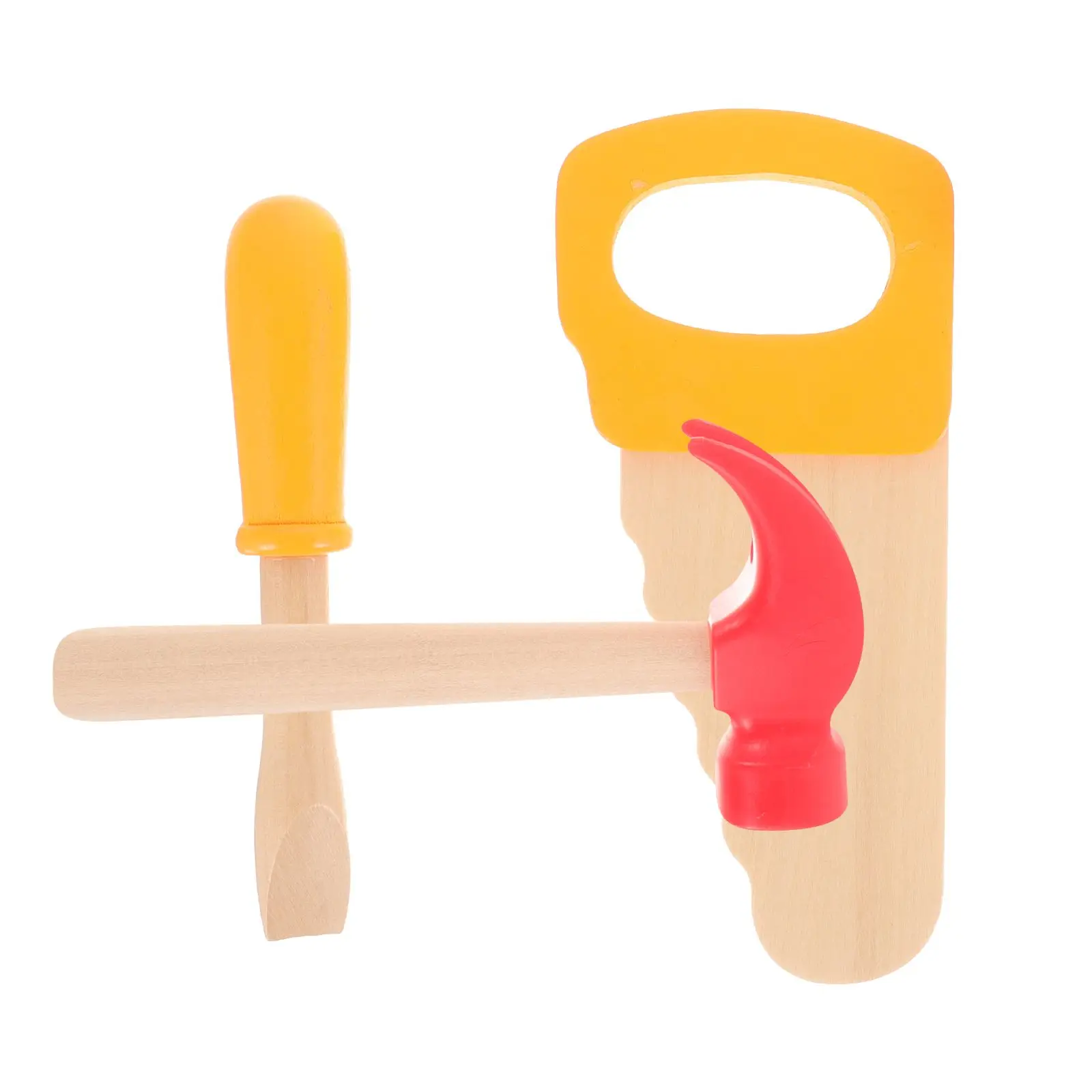 Woodworking Tool Set Pretend Wooden Saw Hammer Tools for Kids Screw Simulation Plaything Child
Woodworking Tool Set Pretend Wooden Saw Hammer Tools for Kids Screw Simulation Plaything Child