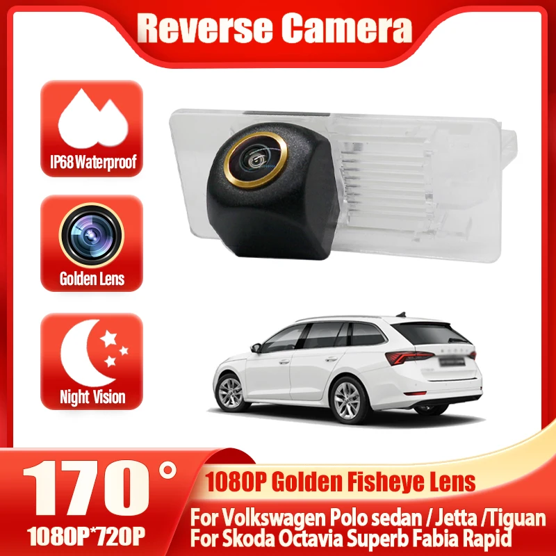 170° HD 1080P Fisheye Vehicle Rear View Camera For Volkswagen Polo sedan / Jetta /Tiguan For Skoda Octavia Superb Fabia Rapid
170° HD 1080P Fisheye Vehicle Rear View Camera For Volkswagen Polo sedan / Jetta /Tiguan For Skoda Octavia Superb Fabia Rapid