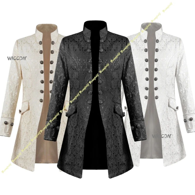 Medieval Vintage Mid-Length Trench Coat Men's Retro Casual Overcoat Jacket Outerwear for Halloween Cosplay Daily Wear
Medieval Vintage Mid-Length Trench Coat Men's Retro Casual Overcoat Jacket Outerwear for Halloween Cosplay Daily Wear