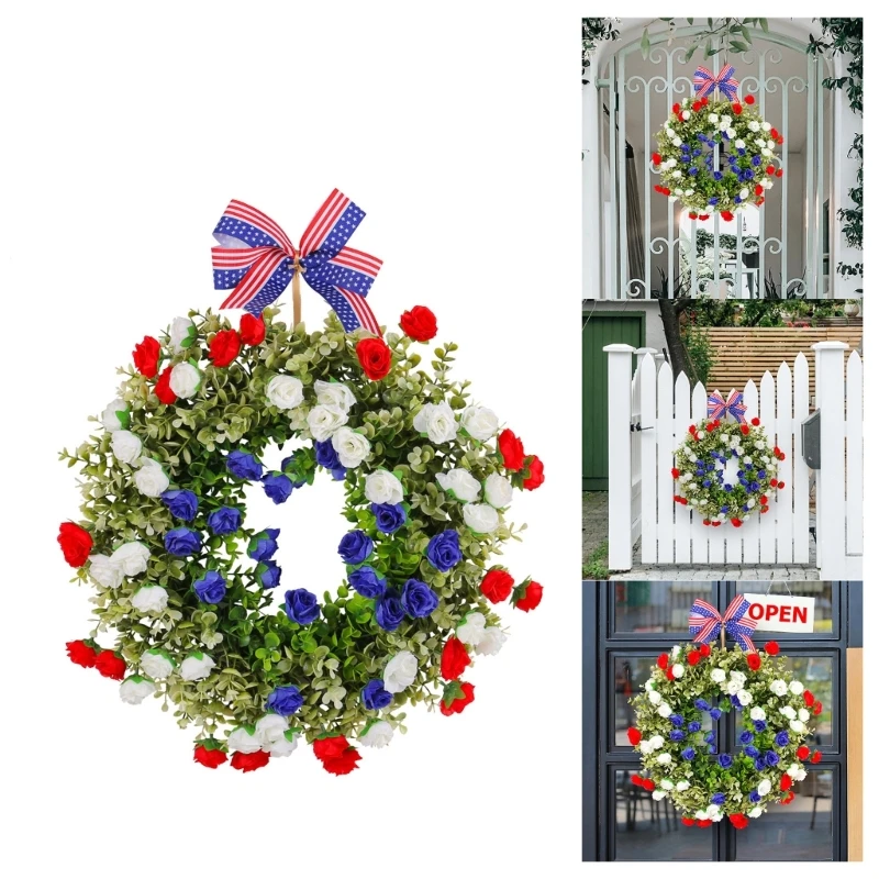 Artificial Spring Wreath Rose Flowers Wreath Summer Wreath for Front Door Garden
Artificial Spring Wreath Rose Flowers Wreath Summer Wreath for Front Door Garden