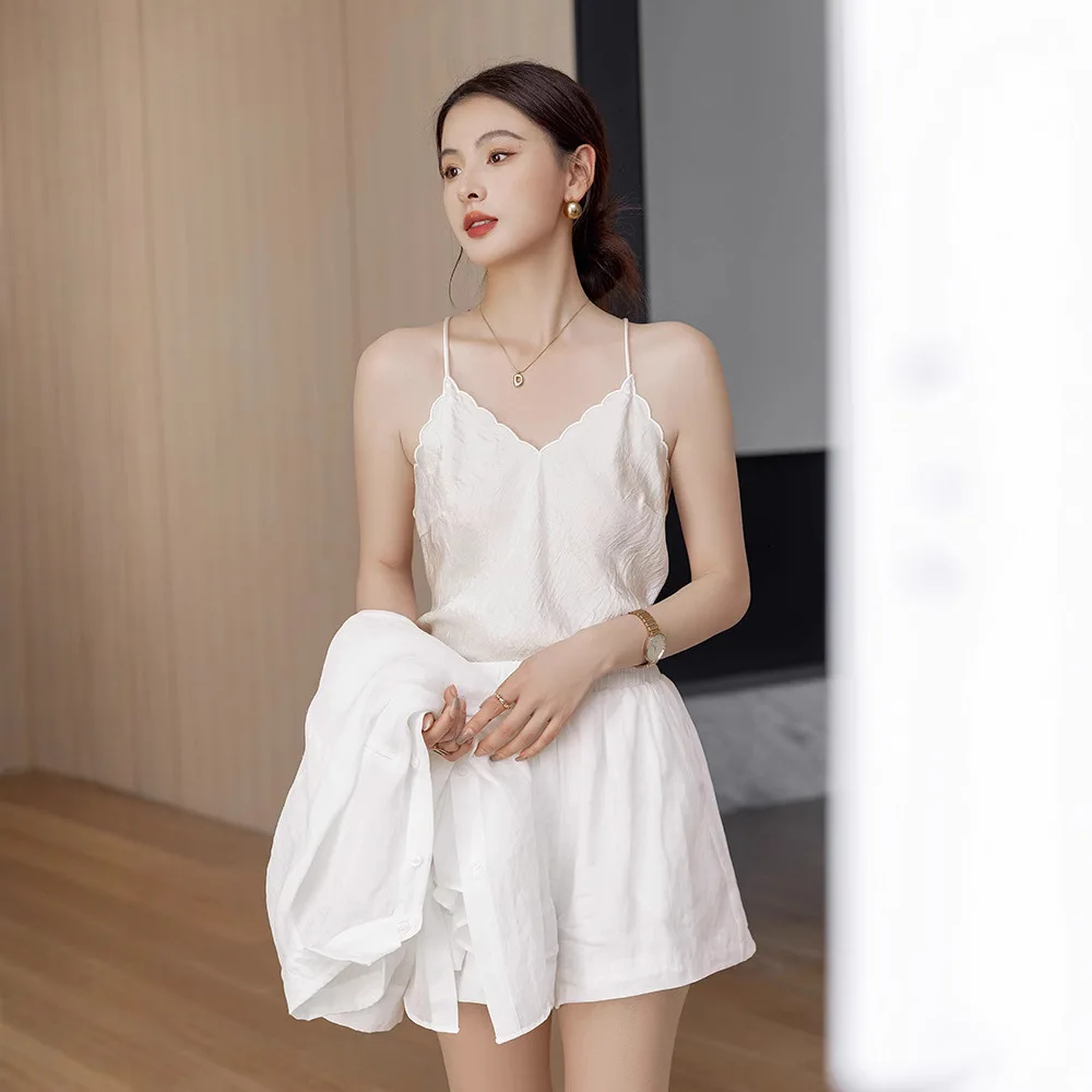 anghai Endi Apparel Endi Wave Malted Milk Acetate Strap Thin Lightweight Luxury Spring Summer Knitted Ultra Thin Vest
anghai Endi Apparel Endi Wave Malted Milk Acetate Strap Thin Lightweight Luxury Spring Summer Knitted Ultra Thin Vest