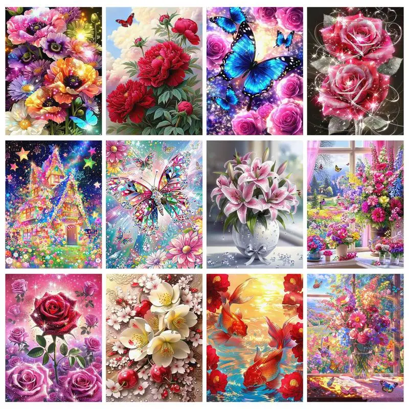 GATYZTORY Painting By Number Red Rose Flowers Drawing On Canvas HandPainted Gift DIY Pictures By Number Kits Home Decor
GATYZTORY Painting By Number Red Rose Flowers Drawing On Canvas HandPainted Gift DIY Pictures By Number Kits Home Decor