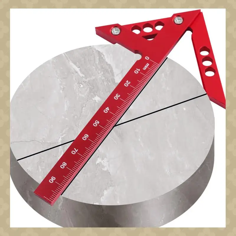 AB45 1 PCS Center Finder Woodworking Square Red Aluminum Alloy 45/90 Degree Right Angle Line Gauge Center Scribe Carpenter Ruler
AB45 1 PCS Center Finder Woodworking Square Red Aluminum Alloy 45/90 Degree Right Angle Line Gauge Center Scribe Carpenter Ruler