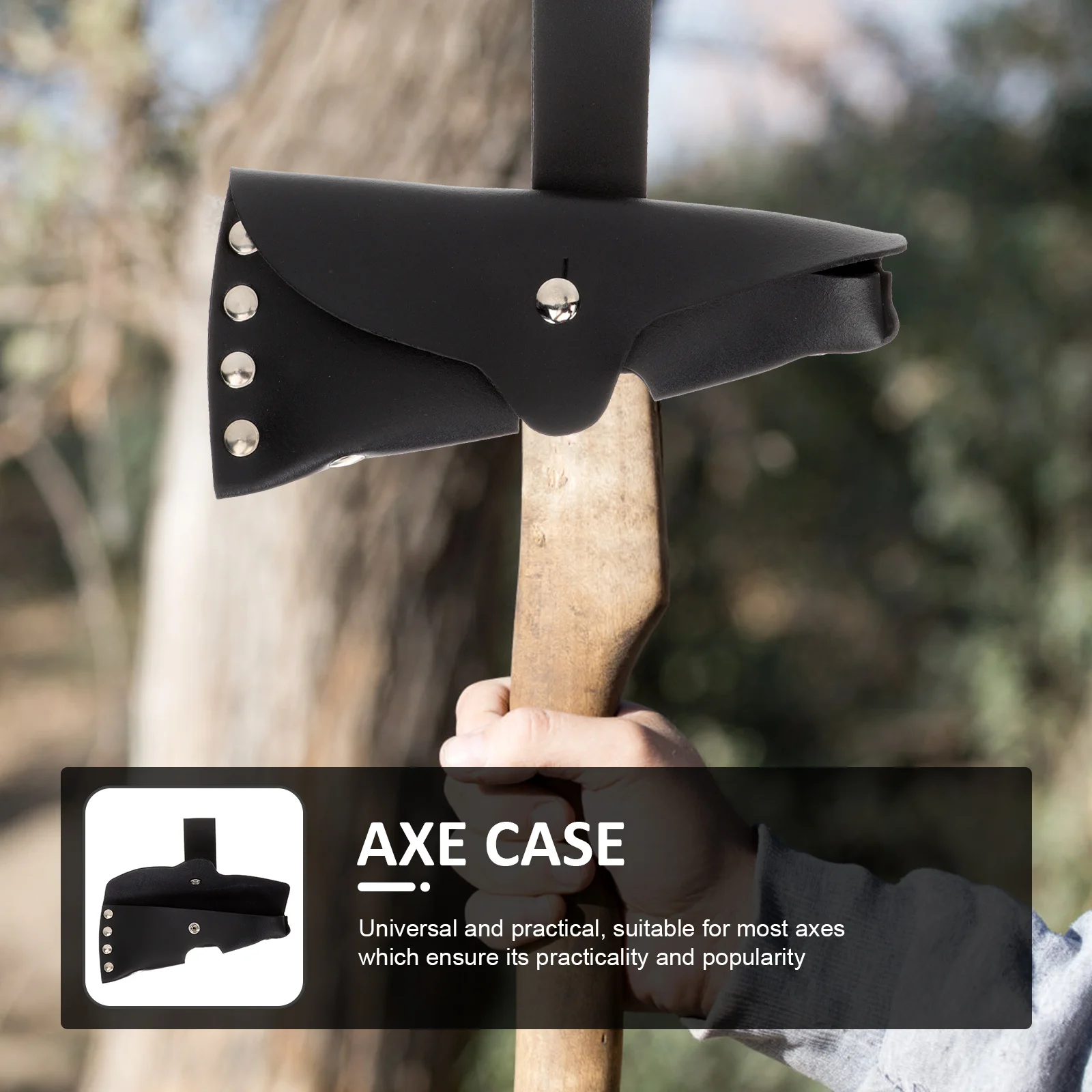 Premium Axe Cover Protective Sleeve Easy to Waist for Camping Outing Professional Cover Portable Case 
Premium Axe Cover Protective Sleeve Easy to Waist for Camping Outing Professional Cover Portable Case