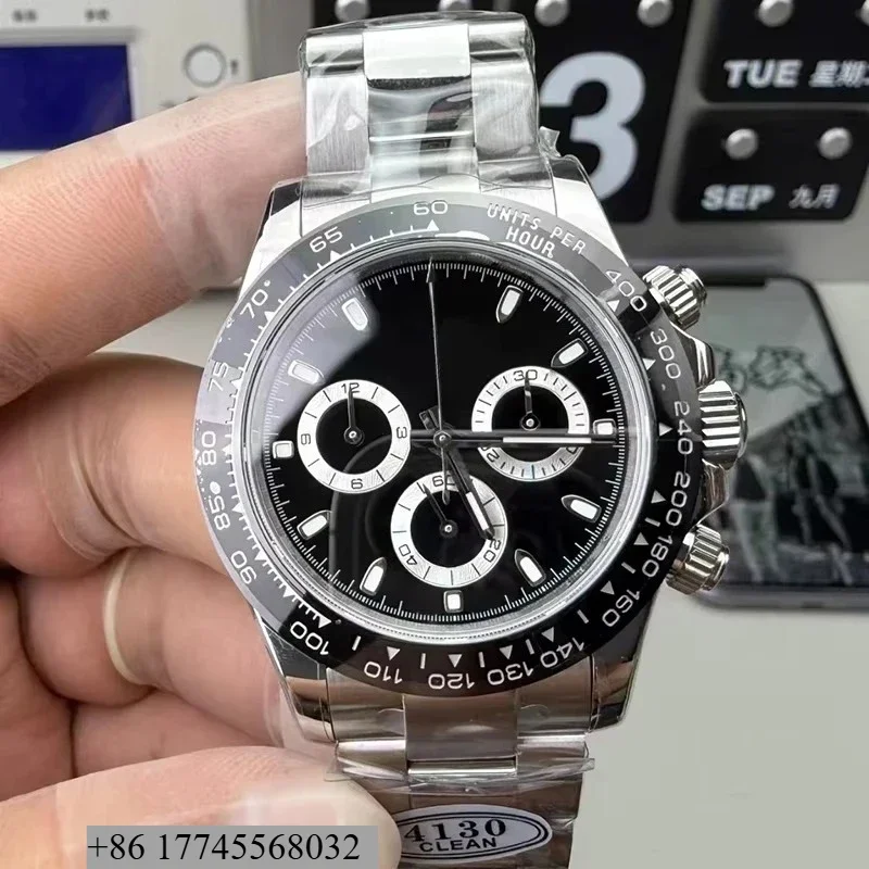 Luxury Men's Automatic Mechanical Watch 904L Stainless Steel Night Light Display High Quality 4130 4131Movement For VS Factory
Luxury Men's Automatic Mechanical Watch 904L Stainless Steel Night Light Display High Quality 4130 4131Movement For VS Factory