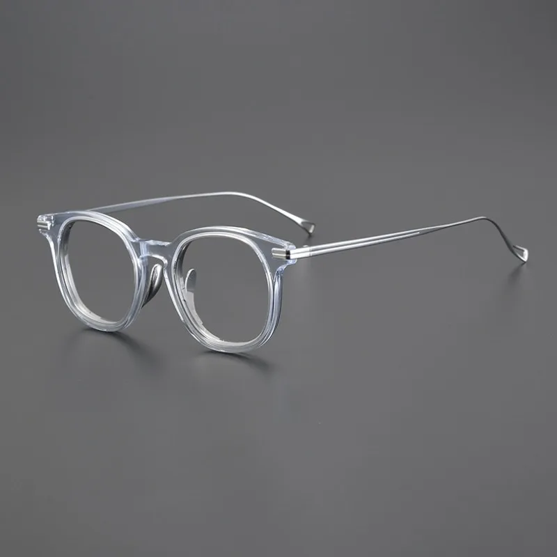 Japanese Handmade Ultra-light Titanium Women Prescription Glasses Frame Designer Men's Acetate Square Myopia Men Anti Blue Light
Japanese Handmade Ultra-light Titanium Women Prescription Glasses Frame Designer Men's Acetate Square Myopia Men Anti Blue Light