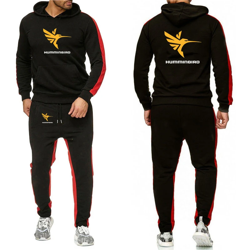 Humminbird Men's solid-color suits are suitable for spring and autumn - two-piece sweaters with pants hoodies
Humminbird Men's solid-color suits are suitable for spring and autumn - two-piece sweaters with pants hoodies
