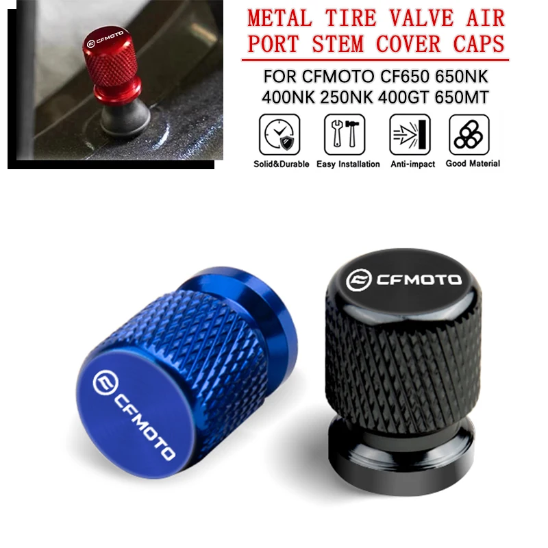 2 Pcs Motorcycle Accessories For CFMOTO CF650 650NK 400NK 250NK 400GT 650MT Aluminum Tire Valve Air Port Stem Cover Caps
2 Pcs Motorcycle Accessories For CFMOTO CF650 650NK 400NK 250NK 400GT 650MT Aluminum Tire Valve Air Port Stem Cover Caps