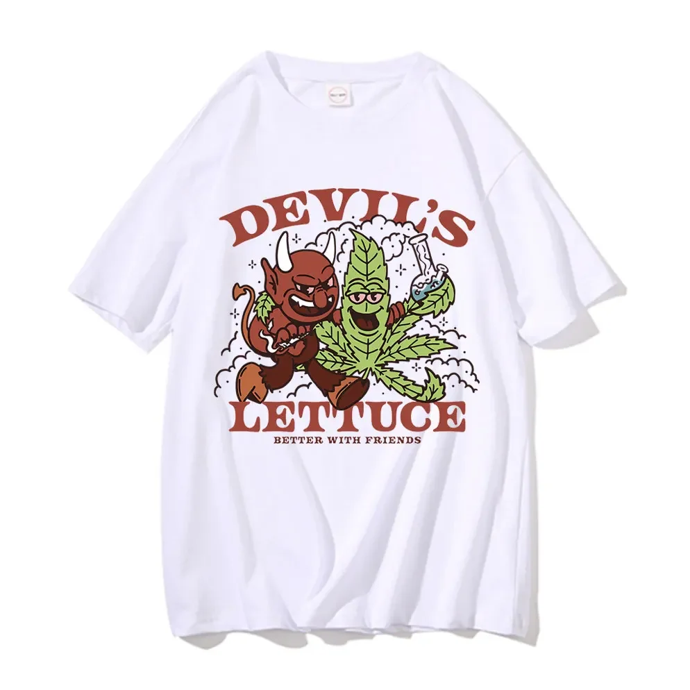 Devil S Lettuce Better with Eriends Graphic Tshirt Plus Size Tops Men's Cotton Tees Funny Men Women Novelty Oversized T-shirts
Devil S Lettuce Better with Eriends Graphic Tshirt Plus Size Tops Men's Cotton Tees Funny Men Women Novelty Oversized T-shirts