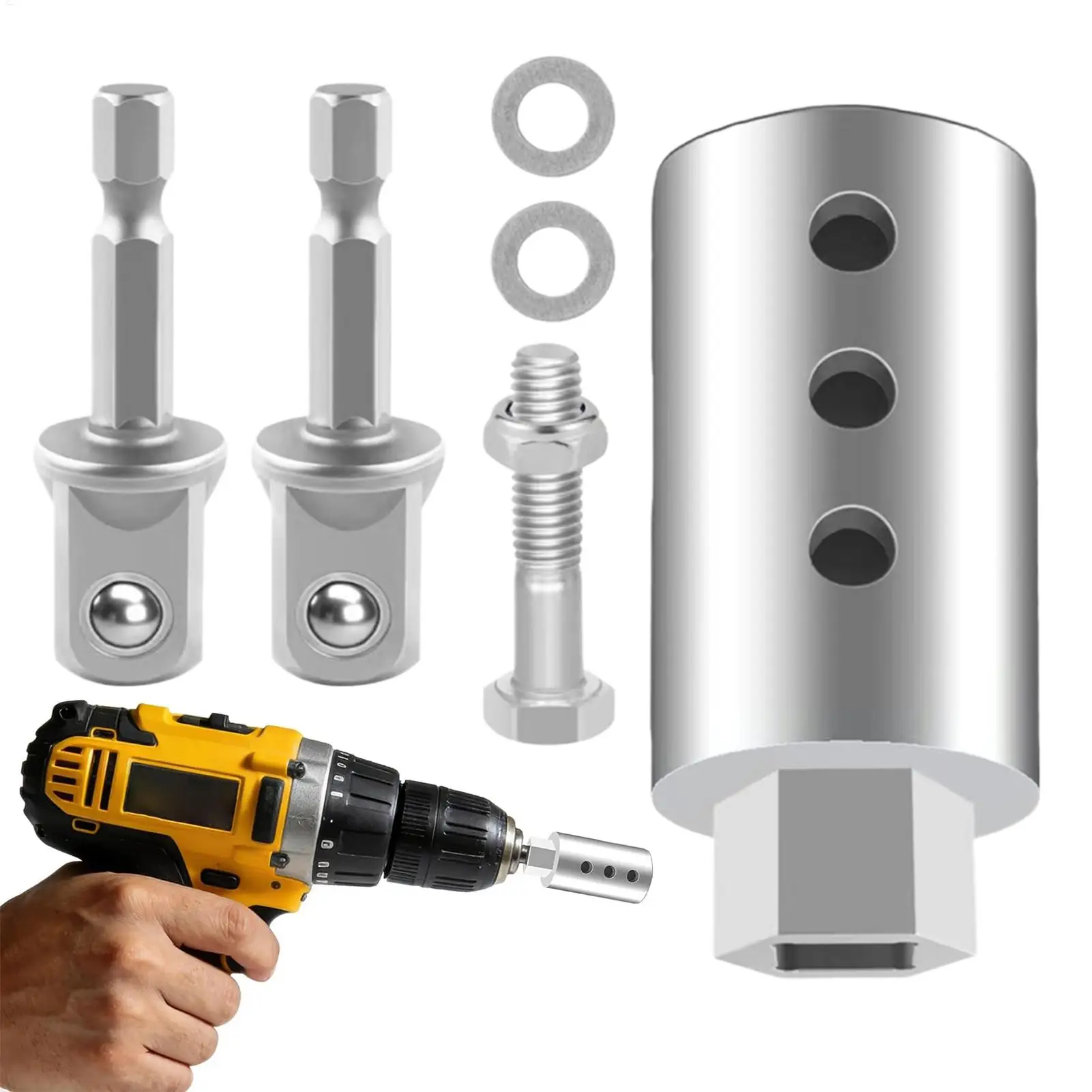 Trailer jack electric drill adapter, stainless steel trailer lift crank handle cordless drill adapter with socket drill bit
Trailer jack electric drill adapter, stainless steel trailer lift crank handle cordless drill adapter with socket drill bit