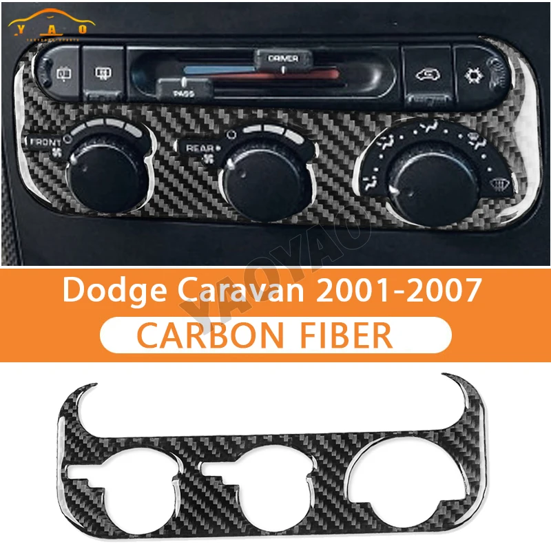 Carbon Fiber Manual Air Conditioning Adjustment Panel Stickers For Dodge Caravan 2001-2007
Carbon Fiber Manual Air Conditioning Adjustment Panel Stickers For Dodge Caravan 2001-2007