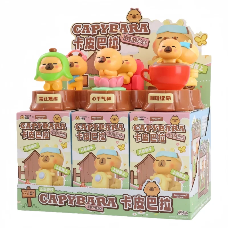 Cute Capibala PIMOO Blind Box Figurine Dolls Car Home Desktop Model Figures Ornament Toy Birthday Gift
Cute Capibala PIMOO Blind Box Figurine Dolls Car Home Desktop Model Figures Ornament Toy Birthday Gift