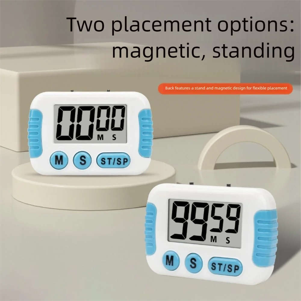Magnetic Kitchen Timer LCD Digital Display Loud Alarm Countdown Timer Self Discipline with Stand Children Study Timer Study
Magnetic Kitchen Timer LCD Digital Display Loud Alarm Countdown Timer Self Discipline with Stand Children Study Timer Study