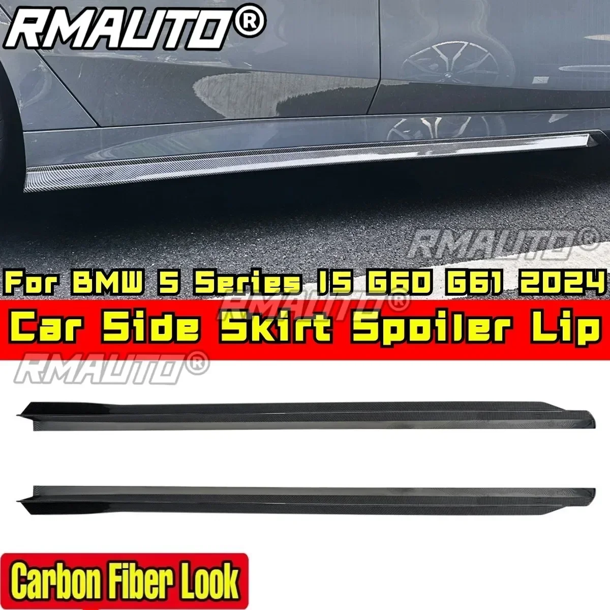 For BMW 5 Series I5 G60 G61 2024 Body Kit Side Skirt Spoiler Carbon Fiber Look MP Style Side Skirt Lip Car Accessories
For BMW 5 Series I5 G60 G61 2024 Body Kit Side Skirt Spoiler Carbon Fiber Look MP Style Side Skirt Lip Car Accessories