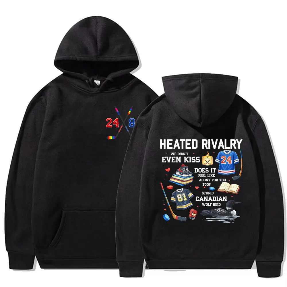 Heated Rivalry Hockey Romance Sweatshirt Enemies To Lovers Bookish Hoodies Men Women Fashion Trend Long Sleeve Hoodie Streetwear
Heated Rivalry Hockey Romance Sweatshirt Enemies To Lovers Bookish Hoodies Men Women Fashion Trend Long Sleeve Hoodie Streetwear