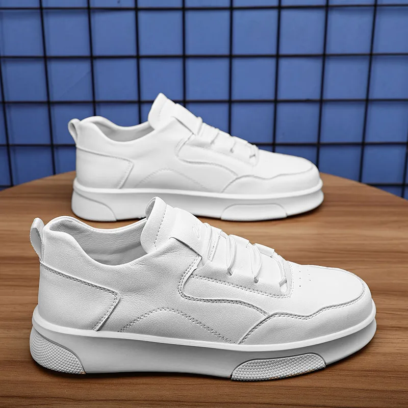 High Quality Hot Sale Casual Leather Shoes 2024 New Brand Thick Bottom Sneakers Men Comfy Walking Flats Slip on Vulcanized Shoes
High Quality Hot Sale Casual Leather Shoes 2024 New Brand Thick Bottom Sneakers Men Comfy Walking Flats Slip on Vulcanized Shoes