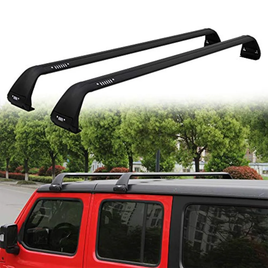 Roof Rack for Jeep Wrangler JK/JL/Gladiator JT 2007-2026,Black Luggage Carrier with Cross Bars, Durable Steel, Sleek Matte Fini
Roof Rack for Jeep Wrangler JK/JL/Gladiator JT 2007-2026,Black Luggage Carrier with Cross Bars, Durable Steel, Sleek Matte Fini