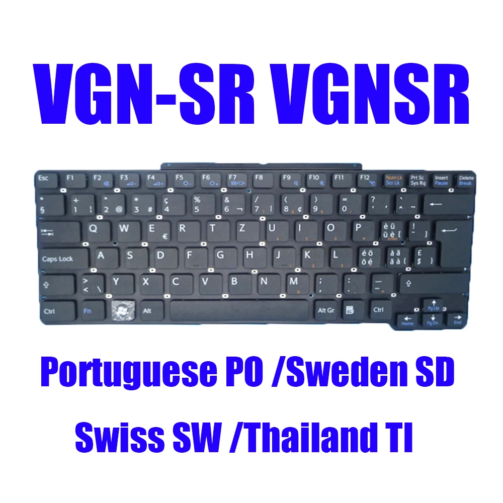 PO SD SW TI Laptop Keyboard For SONY VGN-SR VGNSR 148090172 81-31405002-63 148090132 81-31405002-35 148088342 148088051 New
PO SD SW TI Laptop Keyboard For SONY VGN-SR VGNSR 148090172 81-31405002-63 148090132 81-31405002-35 148088342 148088051 New