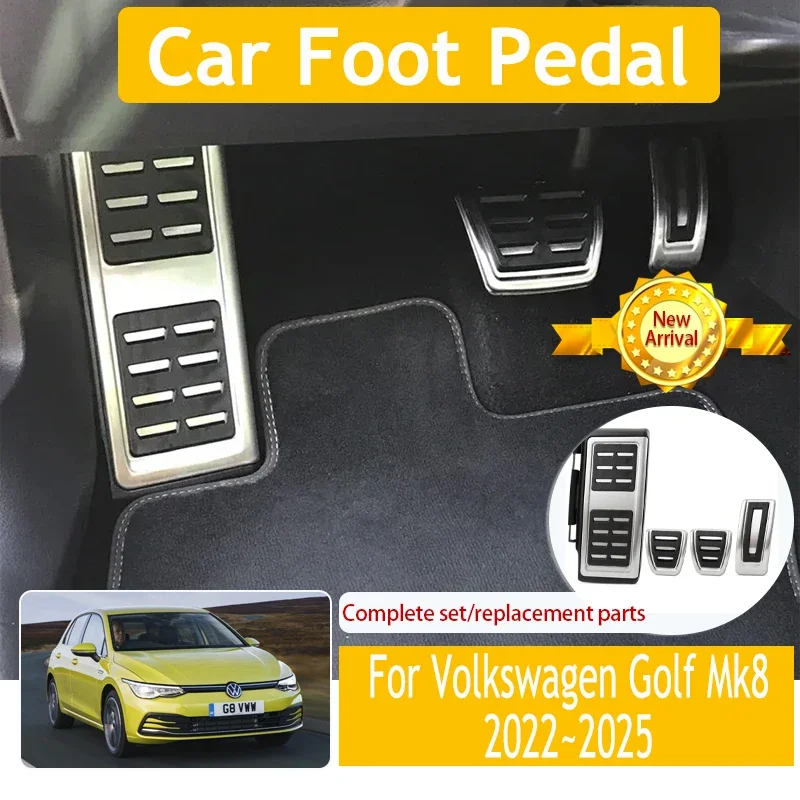 Car Foot Pedals For VW Volkswagen Golf MK8 2022 2023 2024 2025 Brake Pedal Stainless Accelerator Cover Aluminum Alloy Acessories
Car Foot Pedals For VW Volkswagen Golf MK8 2022 2023 2024 2025 Brake Pedal Stainless Accelerator Cover Aluminum Alloy Acessories