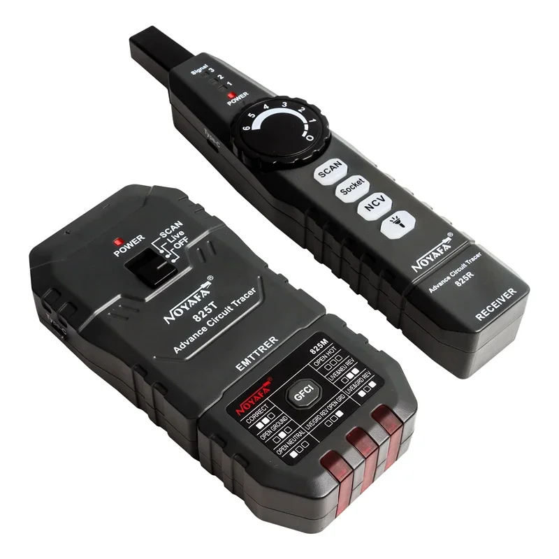 Advanced Wire Tracer Network cable locator Circuit breaker finder Socket test NF-825 TMR Electric Wire Detector
Advanced Wire Tracer Network cable locator Circuit breaker finder Socket test NF-825 TMR Electric Wire Detector