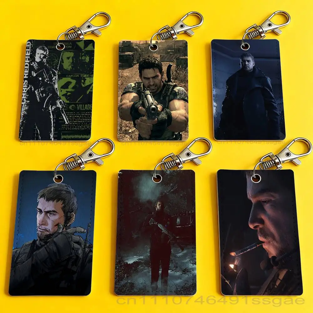 Chris Redfield R-Resident Evil Card Case Leather Card Holder Keychain Key Ring Door Access Tags ID Card Case Keychain
Chris Redfield R-Resident Evil Card Case Leather Card Holder Keychain Key Ring Door Access Tags ID Card Case Keychain