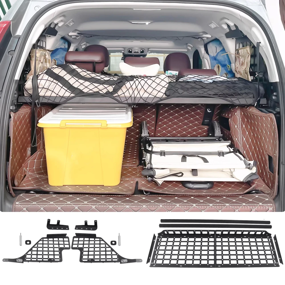 Rear Trunk Shelf Molle Panel Modular Storage System Luggage Organizers Rack for Haval H9 7 Seater 2015-2023
Rear Trunk Shelf Molle Panel Modular Storage System Luggage Organizers Rack for Haval H9 7 Seater 2015-2023