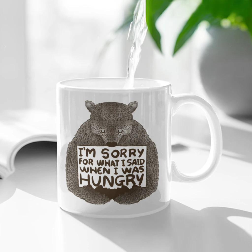 Im Sorry For What I Said When I Was Hungry Ceramic Cup Coffee Oatmeal Breakfast Cup Creative Personality Mug
Im Sorry For What I Said When I Was Hungry Ceramic Cup Coffee Oatmeal Breakfast Cup Creative Personality Mug