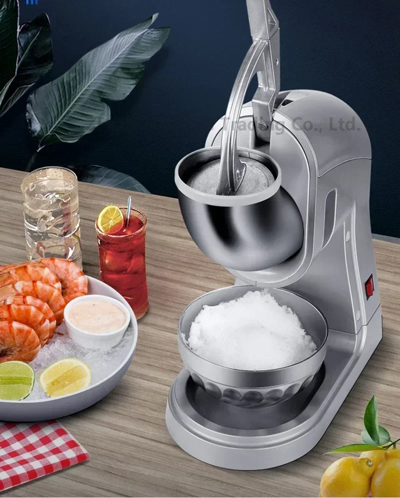 80kg/h Ice Crusher Electric Shaved Ice Machine milk tea shop small ice Maker
80kg/h Ice Crusher Electric Shaved Ice Machine milk tea shop small ice Maker