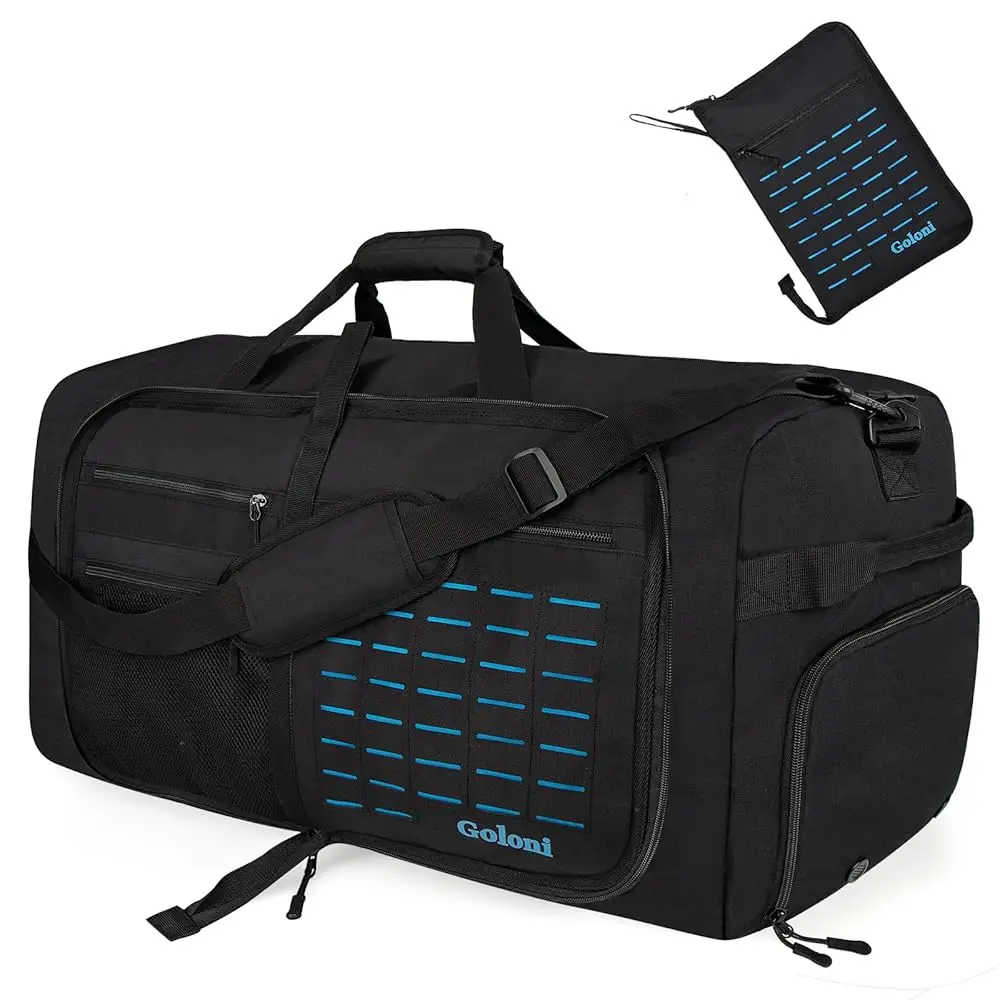 Free ShippingFoldable Travel Duffle Bag for Men Women, Waterproof with Shoe Compartment, 80L 120L Large Collapsible Luggage Bag
Free ShippingFoldable Travel Duffle Bag for Men Women, Waterproof with Shoe Compartment, 80L 120L Large Collapsible Luggage Bag
