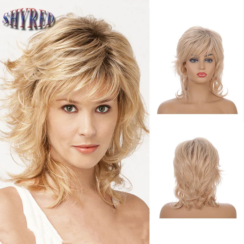 Synthetic Shoulder Length Short Wavy Hair WigS For Women Heat Resistant Blonde with Bangs Wig Daily Wear
Synthetic Shoulder Length Short Wavy Hair WigS For Women Heat Resistant Blonde with Bangs Wig Daily Wear