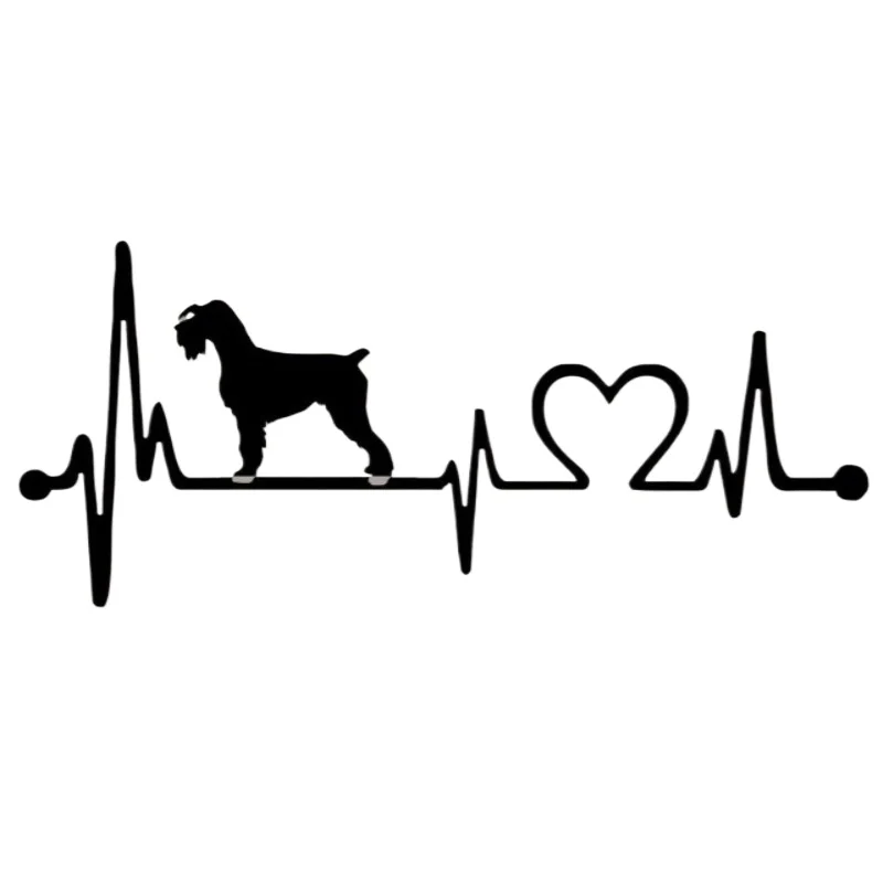 Car decoration stickers Schnauzer Heartbeat Lifeline Decal Sticker car 20CM PVCKK
Car decoration stickers Schnauzer Heartbeat Lifeline Decal Sticker car 20CM PVCKK