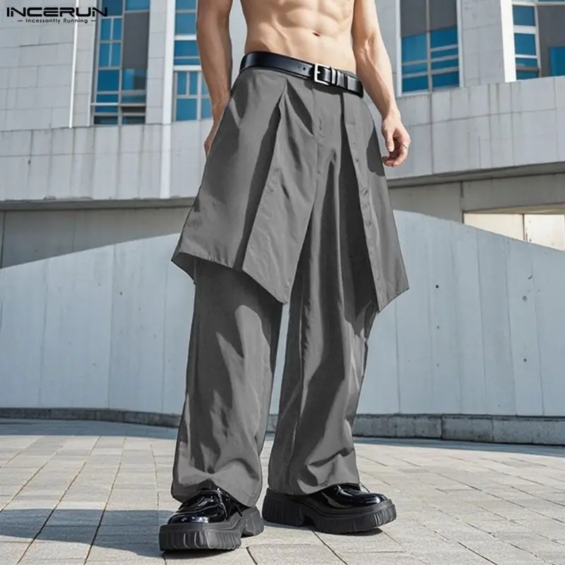 INCERUN мужские брюки однотонные джоггеры на пуговицах свободные повседневные брюки нестандартной формы мужские уличные модные длинные брюки для отдыха мужские S-5XL
INCERUN мужские брюки однотонные джоггеры на пуговицах свободные повседневные брюки нестандартной формы мужские уличные модные длинные брюки для отдыха мужские S-5XL