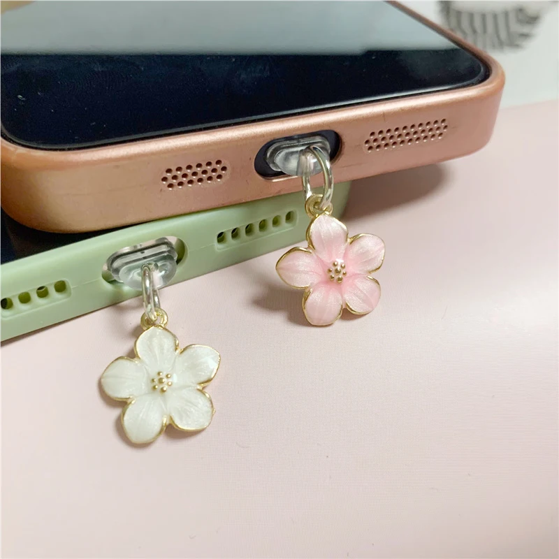 1/2/5pcs Cute Pink Flower Pendant Phone Dust plug Accessories Cellphone Pendant Apple Huawei Type-C Dust Plug
1/2/5pcs Cute Pink Flower Pendant Phone Dust plug Accessories Cellphone Pendant Apple Huawei Type-C Dust Plug