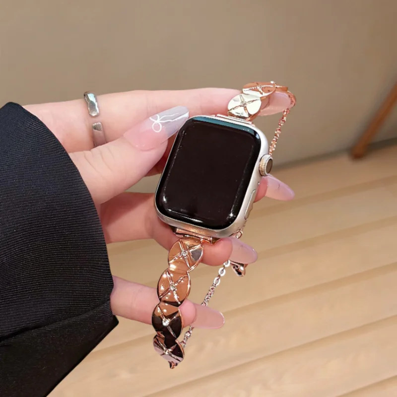 Retro luxury style watch strap compatible with iWatch watch strap 38mm 40mm 41mm 42mm 44mm 45mm 49mm fashionable handmade watch
Retro luxury style watch strap compatible with iWatch watch strap 38mm 40mm 41mm 42mm 44mm 45mm 49mm fashionable handmade watch