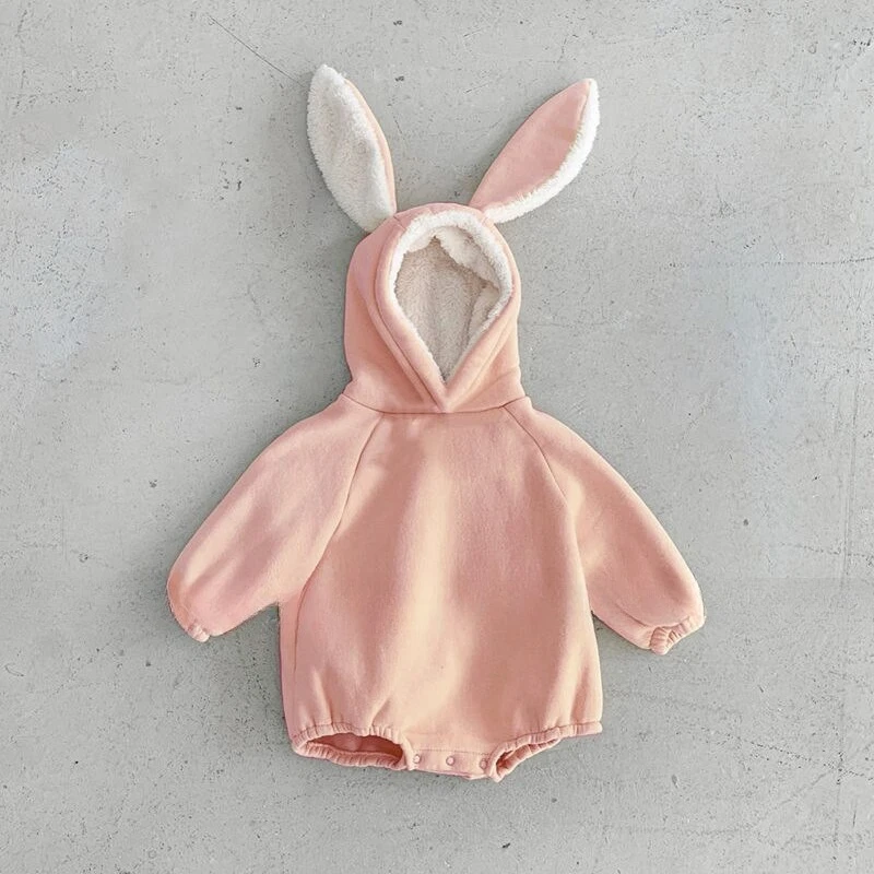 Новый комбинезон-флис с капюшоном и ушками кролика, утепленный, для ползания, в корейском стиле, для малышей (мальчиков и девочек), зимний
Новый комбинезон-флис с капюшоном и ушками кролика, утепленный, для ползания, в корейском стиле, для малышей (мальчиков и девочек), зимний