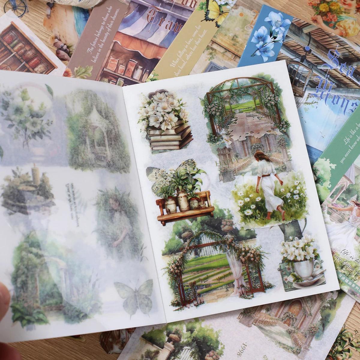 Journamm 10sheets Vintage PET Stickers Washi Paper Stickers DIY Scrapbooking Collage Decor Junk Journal Aesthetics Sticker
Journamm 10sheets Vintage PET Stickers Washi Paper Stickers DIY Scrapbooking Collage Decor Junk Journal Aesthetics Sticker